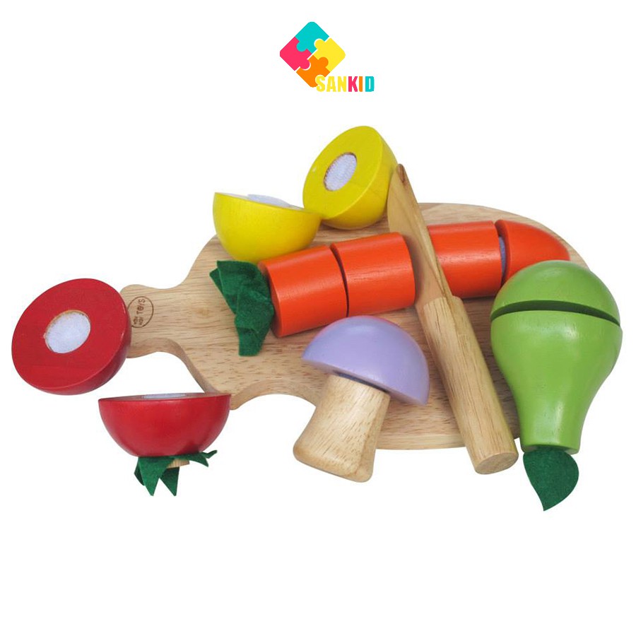 Bộ 5 loại trái cây - Đồ chơi gỗ Winwintoys