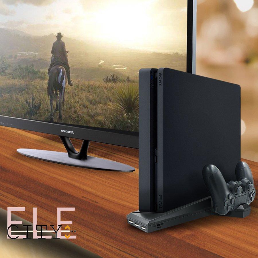 Đế Tản Nhiệt 22ele Cho Ps4 / Ps4 Slim Kèm Quạt Tản Nhiệt