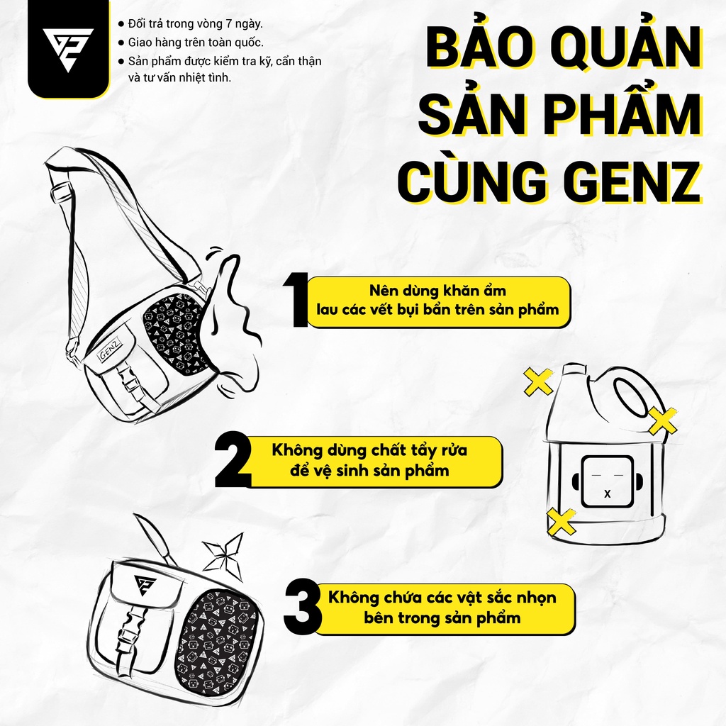 Balo ulzzang GENZ Backpack tone màu pastel trẻ trung