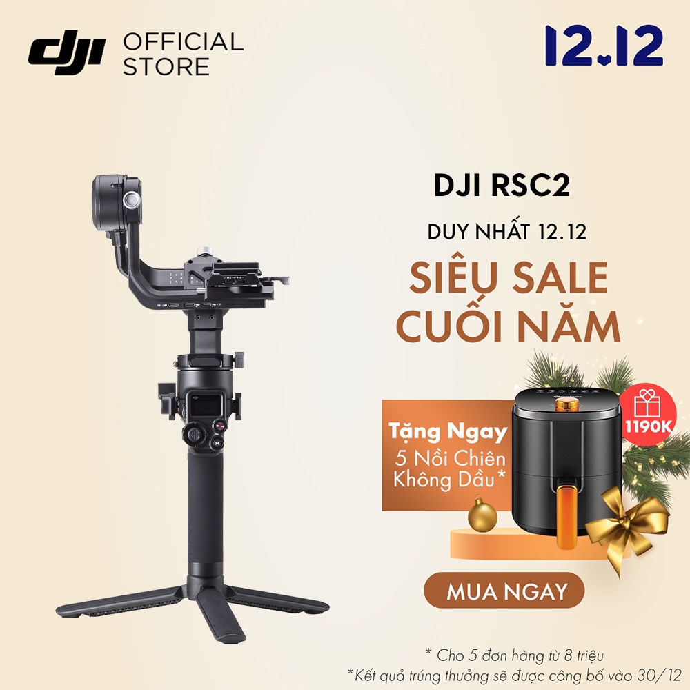 [Mã LTP200 giảm 200K đơn 699K] DJI Ronin RSC 2 Gimbal Chống Rung Máy Ảnh - Hàng chính hãng | BigBuy360 - bigbuy360.vn