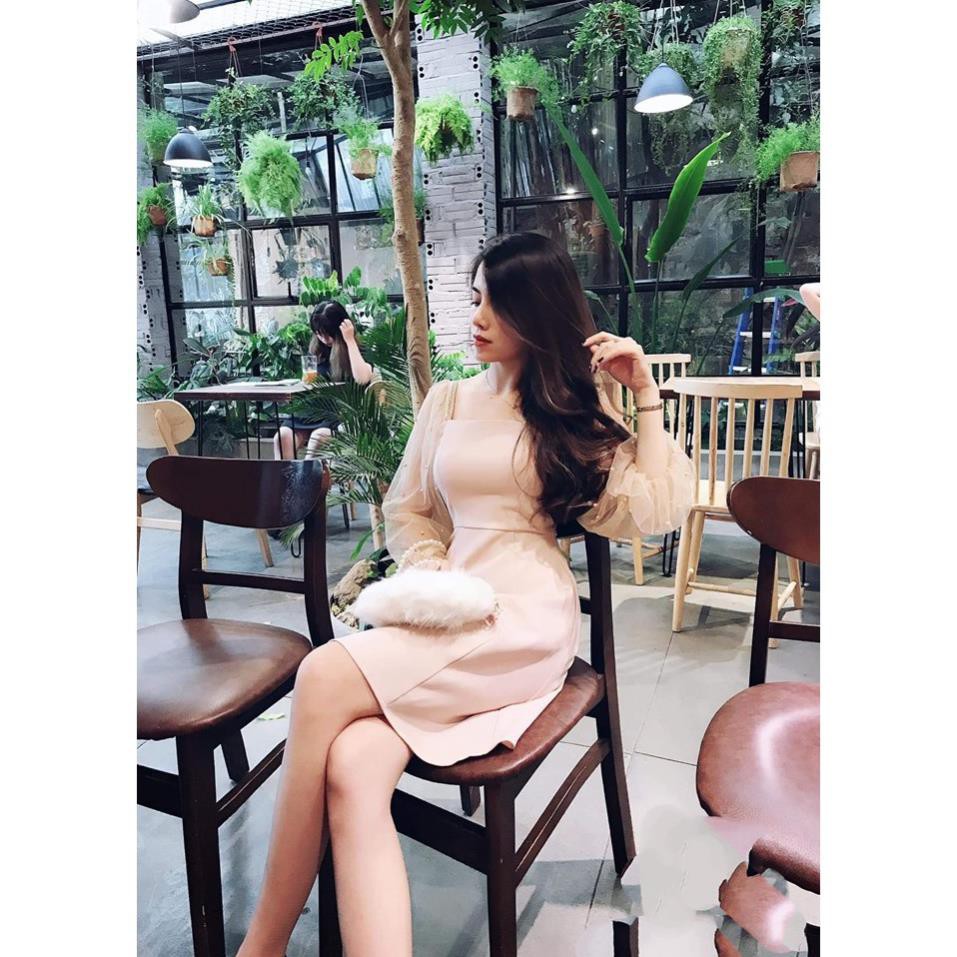 Đầm dự tiệc trắng tay phồng kết hạt siêu xinh | BigBuy360 - bigbuy360.vn