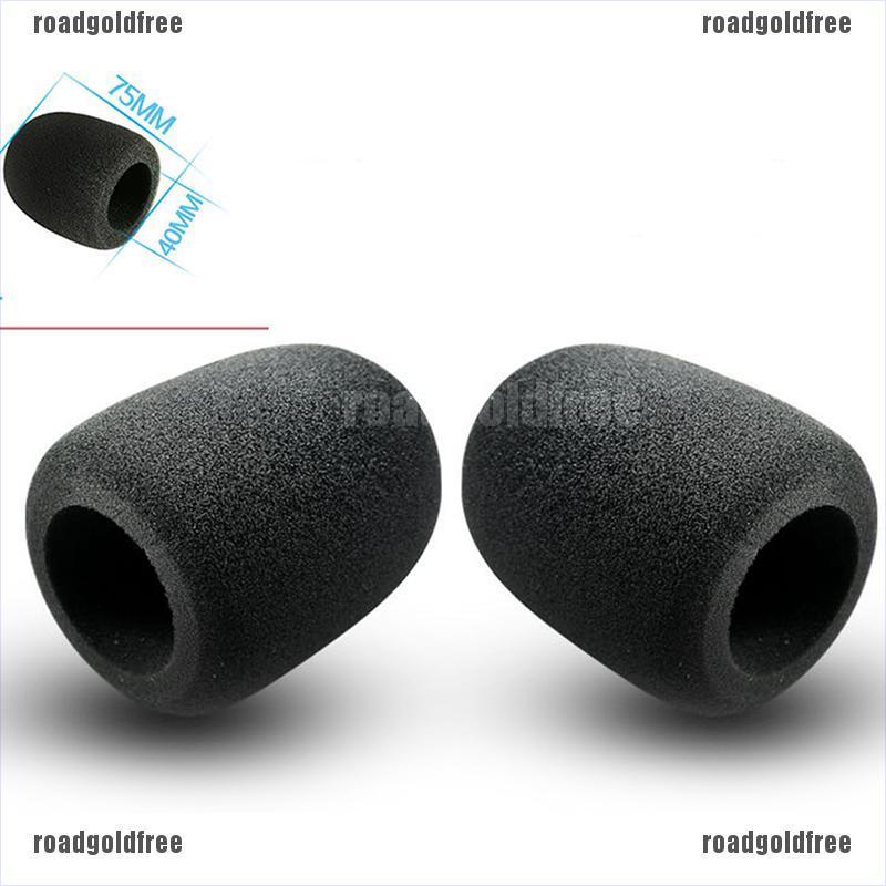 2 Đầu Bọc Micro Màu Đen 75x60mm