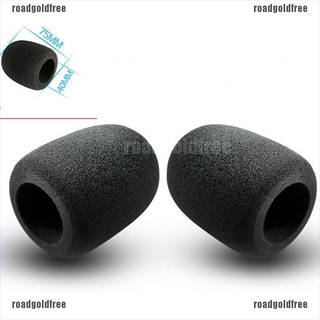 2 đầu bọc micro màu đen 75x60mm