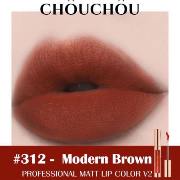 ✅ (HÀNG CHUẨN AUTHENTIC) SON KEM LÌ CHOU CHOU PROFESSIONAL MATT LIP COLOR V2