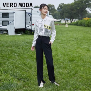 Áo sơ mi lụa hoạ tiết Vero Moda