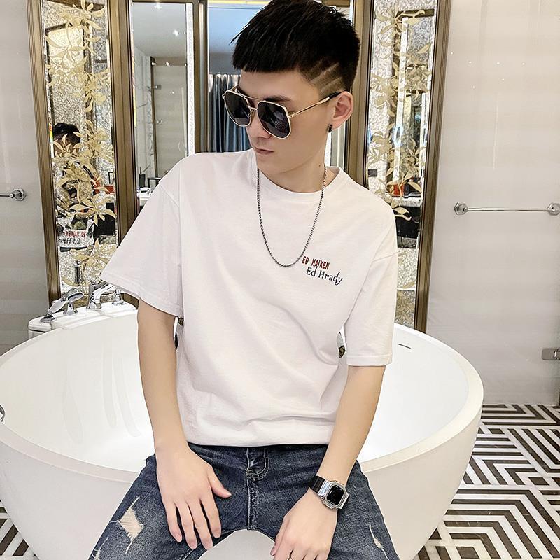 Áo Thun Ngắn Tay In Họa Tiết Cá Tính Trẻ Trung Cho Nam