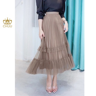 Chân váy maxi lưới mặc được 2 kiểu CHUU CV6116