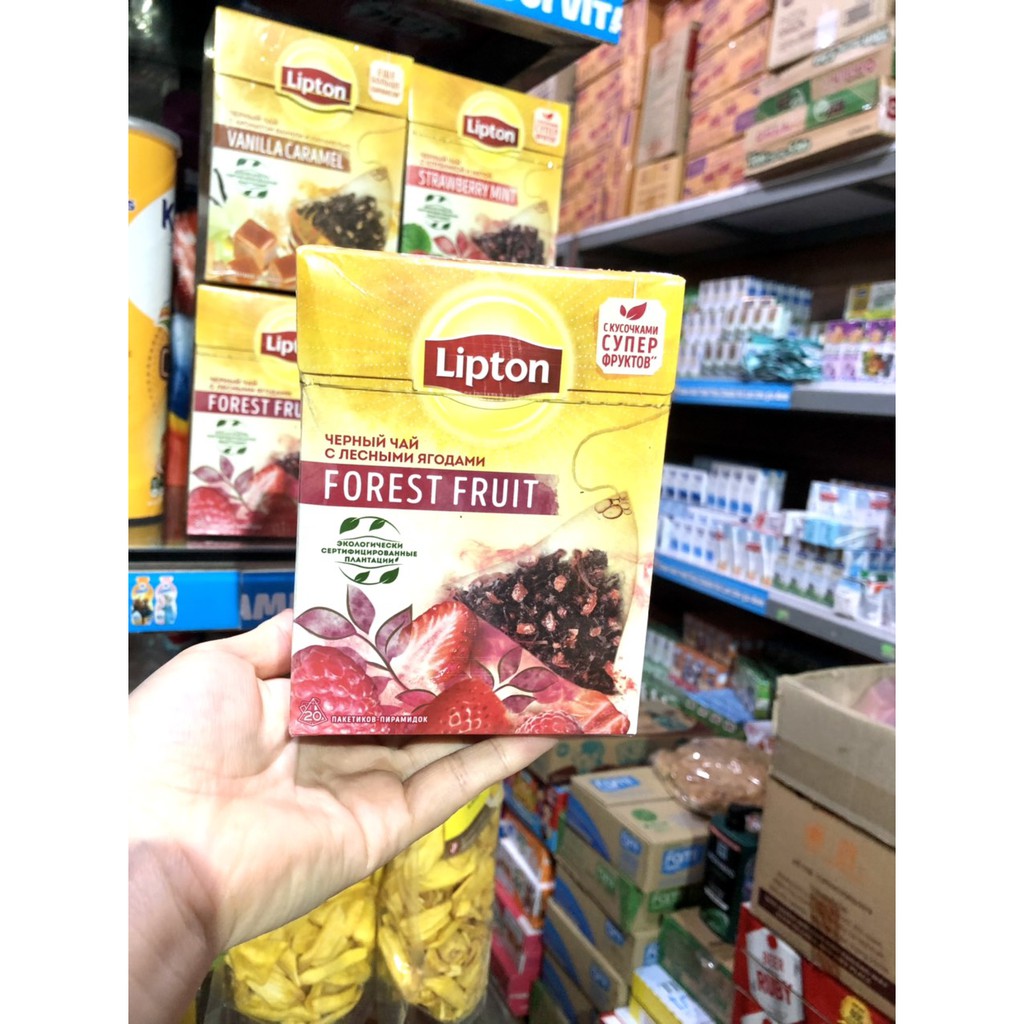 (HÀNG TẾT 2022)_ TRÀ NHÚNG LIPTON HOA QUẢ CỦA NGA ( HỘP 20 TÚI LỌC) | BigBuy360 - bigbuy360.vn