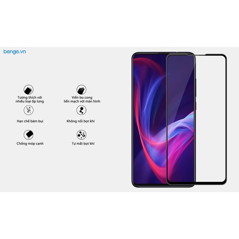 Dán cường lực Xiaomi Mi 9T/9T Pro/Redmi K20 Nillkin XD CP+ MAX