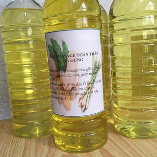 Tinh Dầu Massage  Gừng 1000 ml Dùng Cho Spa
