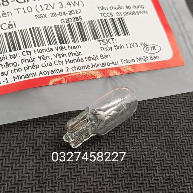 Bóng đèn T10 , bóng demi xi nhan xe DREAM zin Honda