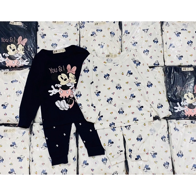 Bộ Thu Đông Minnie HM Bé Gái Size 1-10y