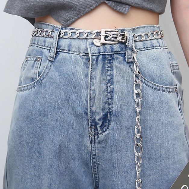 LEEVA - Thắt lưng Leeva Shop, dây nịt nữ dây xích phong cách cá tính PK007