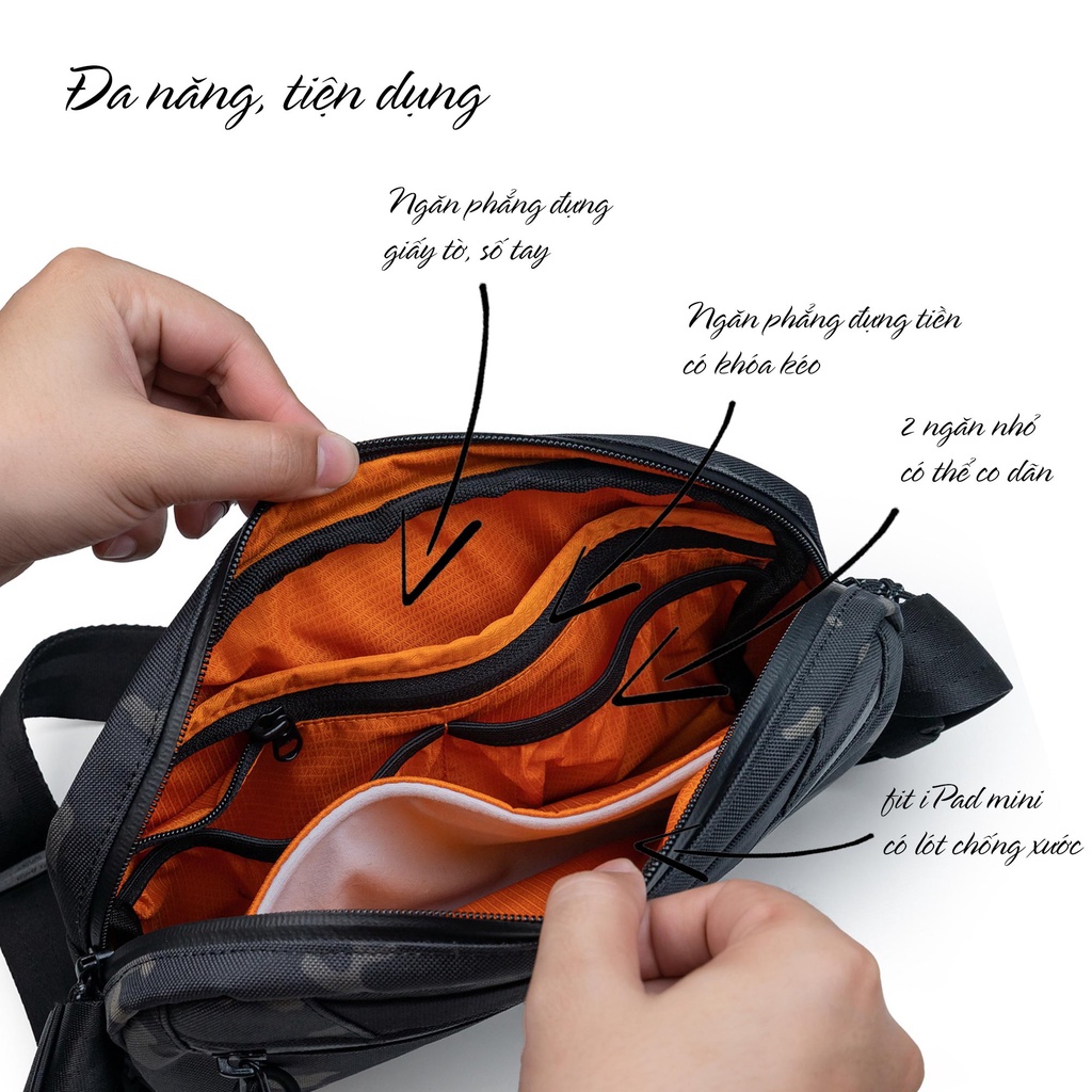 Túi đeo chéo CT Urban Slingbag - This model would be manufactured once for this lot./PO before being discontinued.