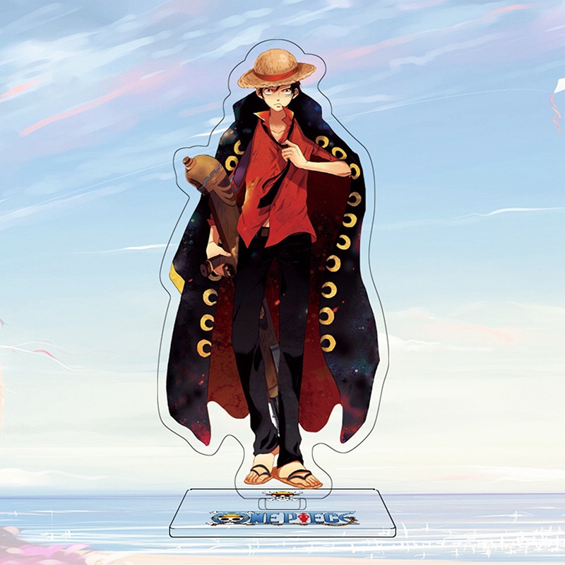 Mô Hình Nhân Vật Luffy Roronoa Zoro Tony Chopper Trong One Piece Bằng Acrylic Kích Thước 16Cm