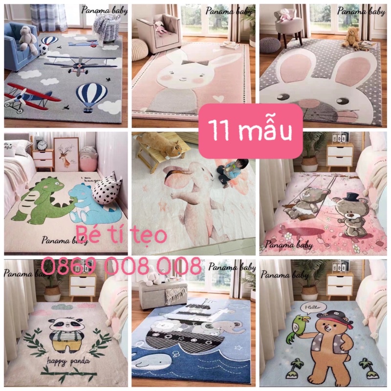 Thảm lông cừu Panama BaBy size 1m6*2m3 Phiên bản mới