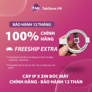 Cáp ip x zin bóc máy chính hãng - bảo hành 12 tháng