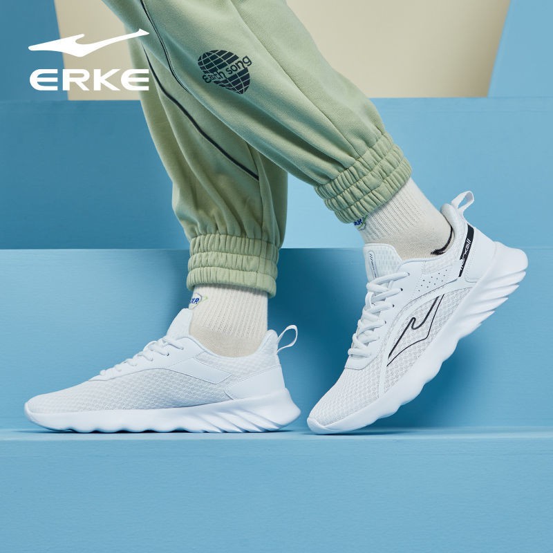 Giày bình thường Hongxing Erke 2021 giày nam mới mùa hè thoáng khí giày chạy bộ thông thường giày thể thao nam