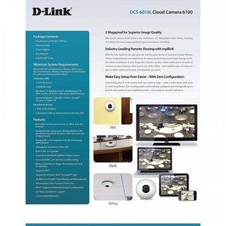 Camera dome D-link DCS-6010L - IP
