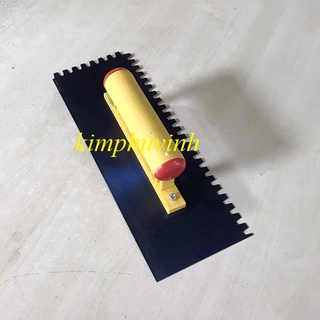 01 cái 11x30cm - bay trét thép răng cưa - bay trét hồ - dao trét hồ 11x30cm