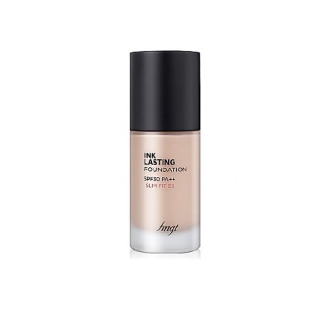 Kem nền che khuyết điểm trang điểm đa năng dưỡng ẩm lâu trôi The Face Shop Ink Lasting Foundation Slim Fit Ex SPF30 PA++