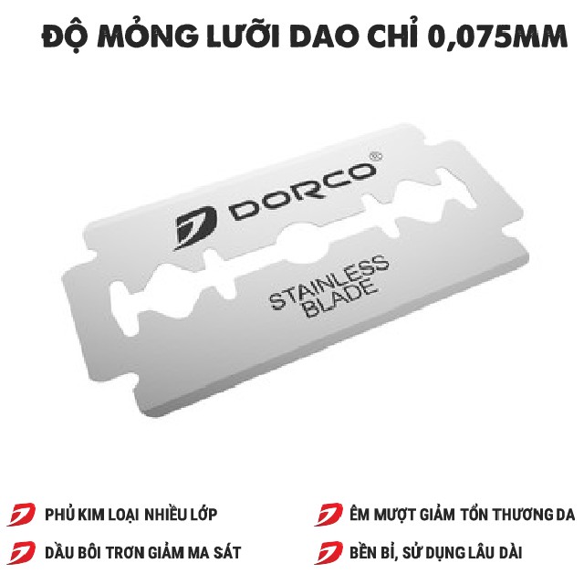 [Sản phẩm mới] Bộ 5 dao cạo râu Dorco SGA1000 - Chất lượng Hàn Quốc