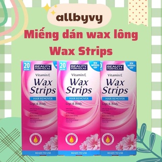 Allbyvy | Miếng dán wax lông Wax Strips