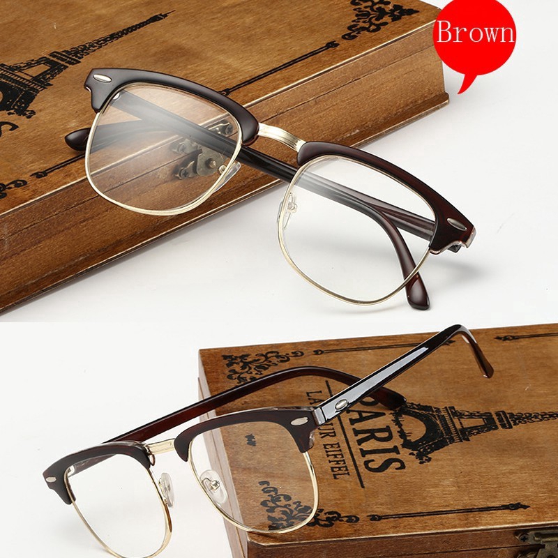 Kính đeo mắt gọng tròn phong cách vintage cho nam nữ