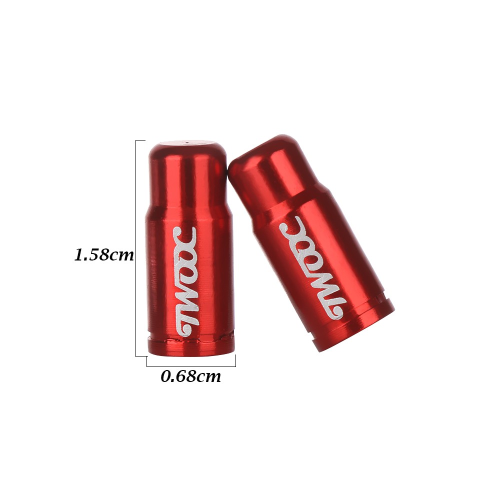 Bộ 2 Vỏ Bọc Van Bánh Xe Đạp Leo Núi Bằng Hợp Kim Nhôm Chất Lượng Cao