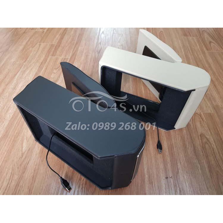 Bệ tỳ tay Xpander tự lắp Kibbet loại 1490 phiên bản V2 thiết kế theo xe tích hợp cổng sạc USB có nắp trượt tiện lợi