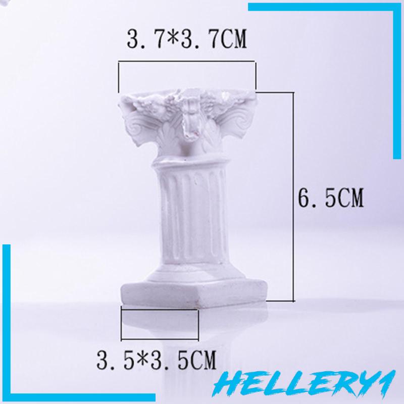 [Hellery1] Chân Đứng Cột Tiểu Cảnh La Mã Để Bàn Trang Trí Phong Cảnh Hy Lạp