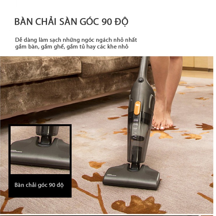 Máy Hút Bụi Cầm Tay Lốc Xoáy Deerma DX115C