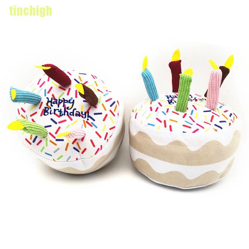 Đồ Chơi Nhồi Bông Hình Bánh Sinh Nhật Dễ Thương