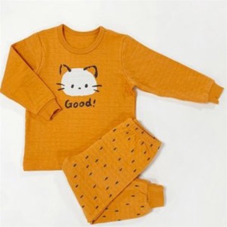 Dư quần và áo của set, Bộ mèo Chất cotton 2 lớp thu đông cực ấm xuất Hàn ppippilong
