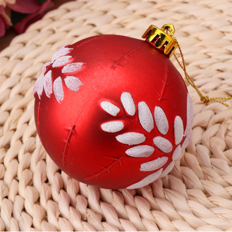 Set 6 Quả Cầu Tuyết 3.15 &quot;Trang Trí Giáng Sinh Chống Vỡ