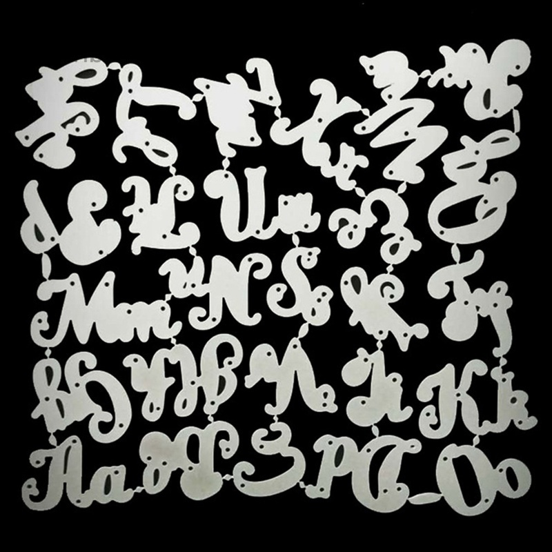 26 Khuôn Cắt Giấy Kim Loại Hình Chữ Cái