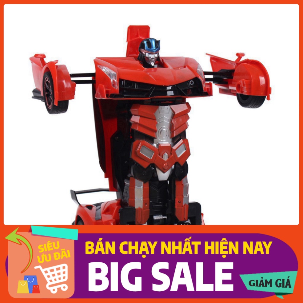 [FREE SHIP] 💥[FREESHIP+ CÓ VIDEO]💥Ô tô biến hình thành Robot Transformers - Xe điều khiển từ xa loại to Siêu Hiện Đại 