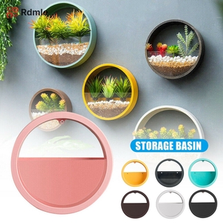 Chậu hoa treo tường hình tròn trang trí nhà cửa