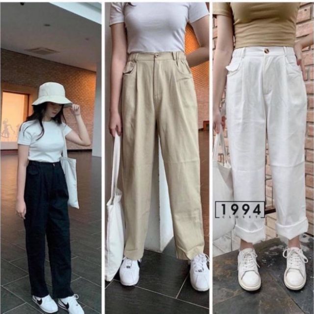 QUẦN THÔ ỐNG SUÔNG ULZZANG