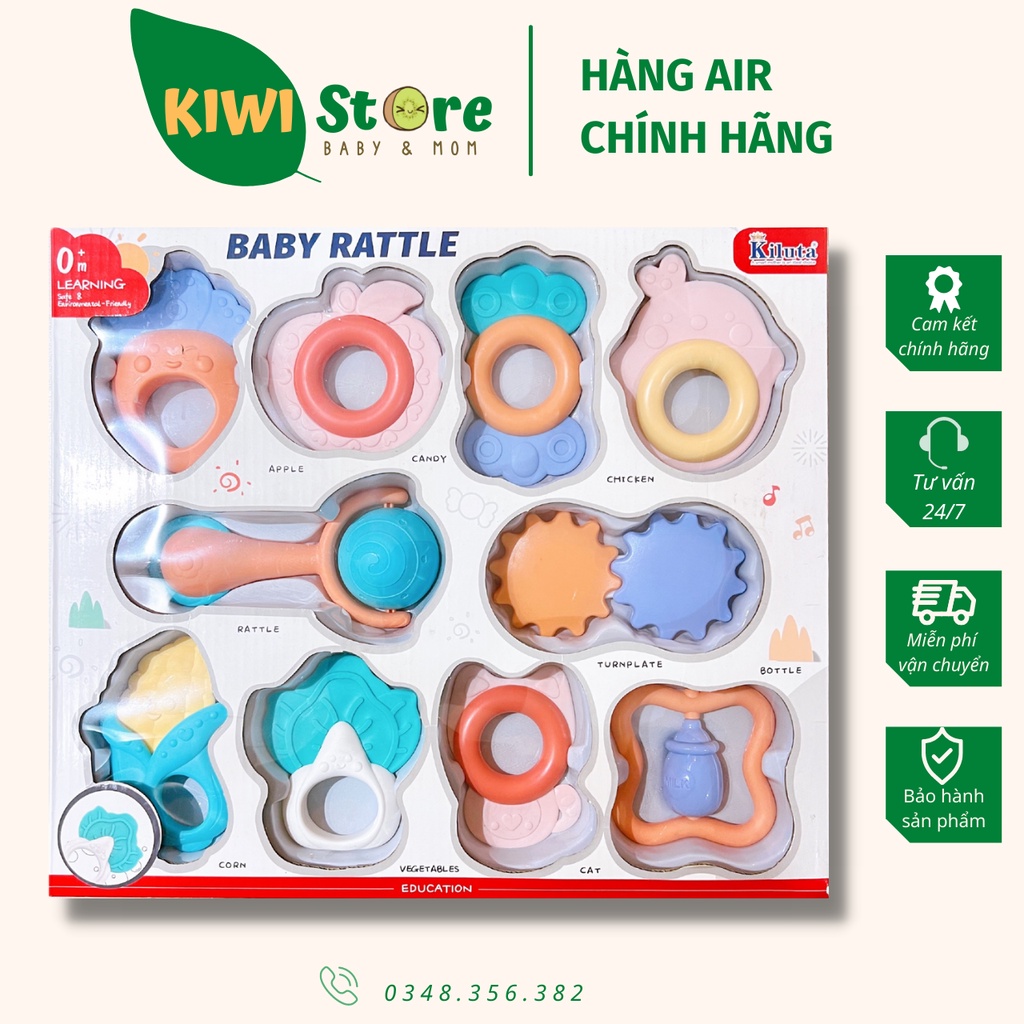 Bộ xúc xắc gặm nướu Baby Rattle cho bé