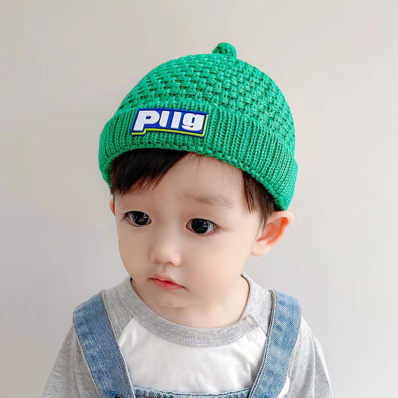 Mũ dệt kim dày AMILA giữ ấm thời trang thu đông cho bé trai và bé gái