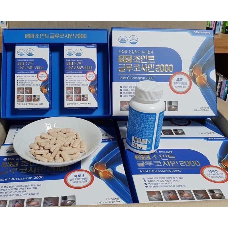 Viên Uống Bổ Khớp Glucosamin KWANGDONG hộp 180 viên Hàn Quốc