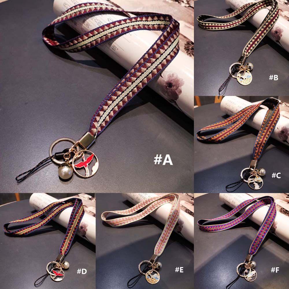 Glees Dây Đeo Điện Thoại / Chìa Khóa / Thẻ ID Phong Cách Vintage Cho Nam Và Nữ