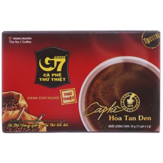 Cà phê G7 đen hoà tan 15 gói x2g