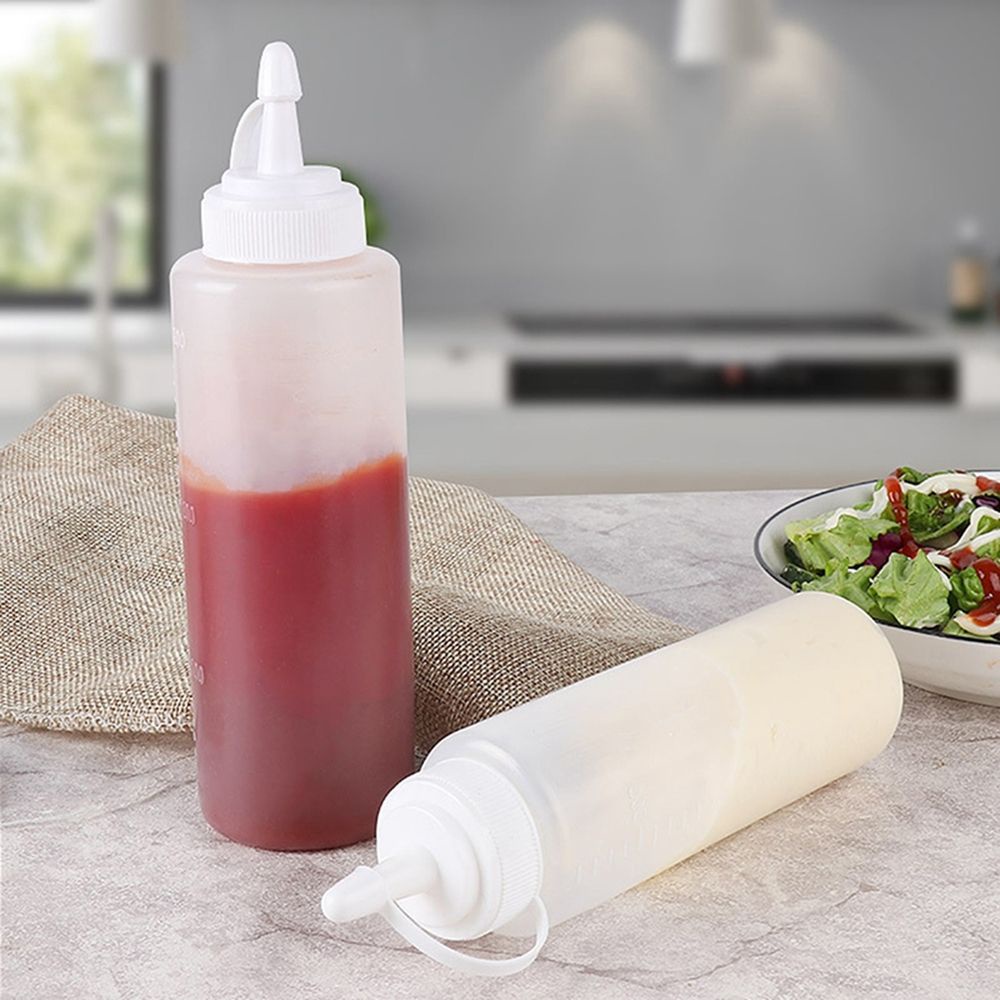 Bình Nhựa Đựng Nước Sốt / Gia Vị Có Nắp Đậy Chống Rò Rỉ Nhiều Màu Tùy Chọn Cho Nhà Bếp