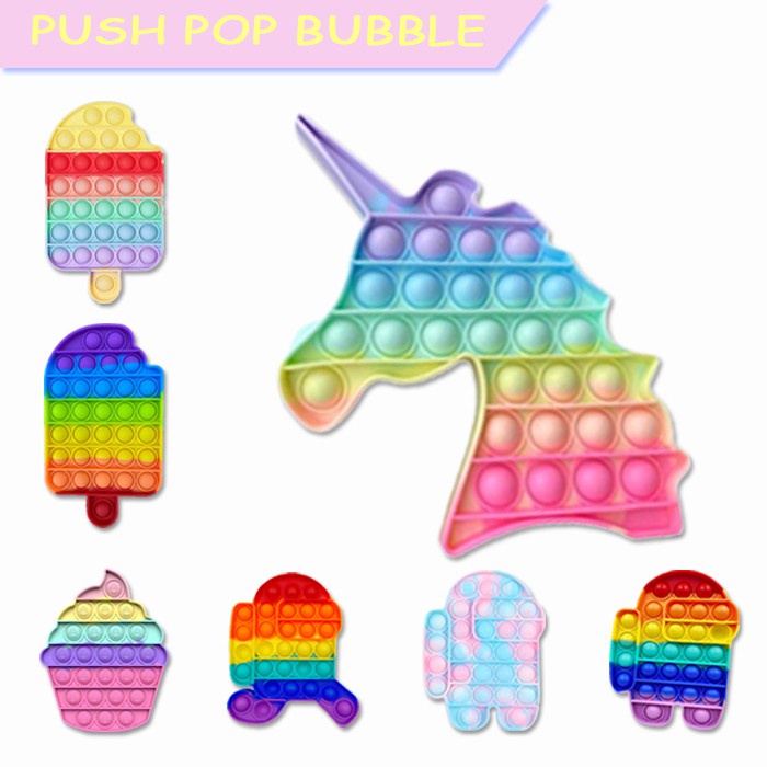 Đồ Chơi Giảm Căng Thẳng Hình Cầu Vồng