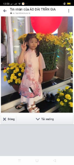 ÁO DÀI CÁCH TÂN CHO BÉ
