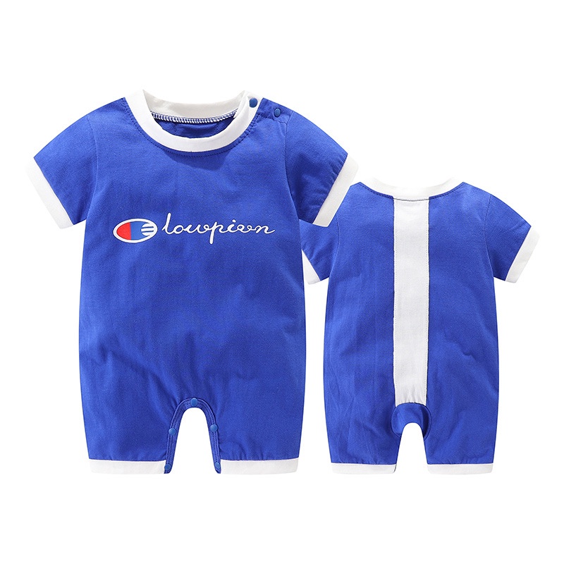 Áo liền quần bodysuit romper liền mảnh thể thao cho các bé từ 0-24 tháng tuổi