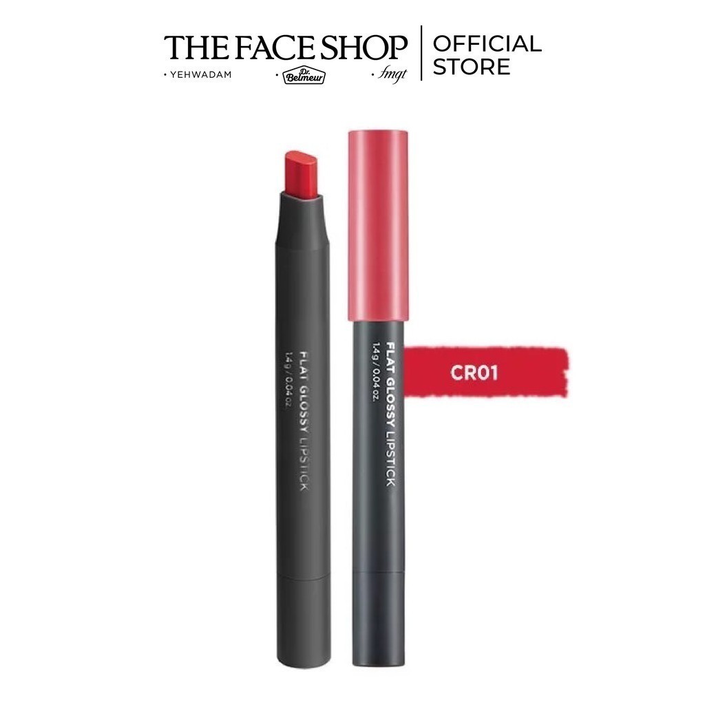 Son Đa Năng TheFaceShop Flat Glossy Lipstick 1.4G