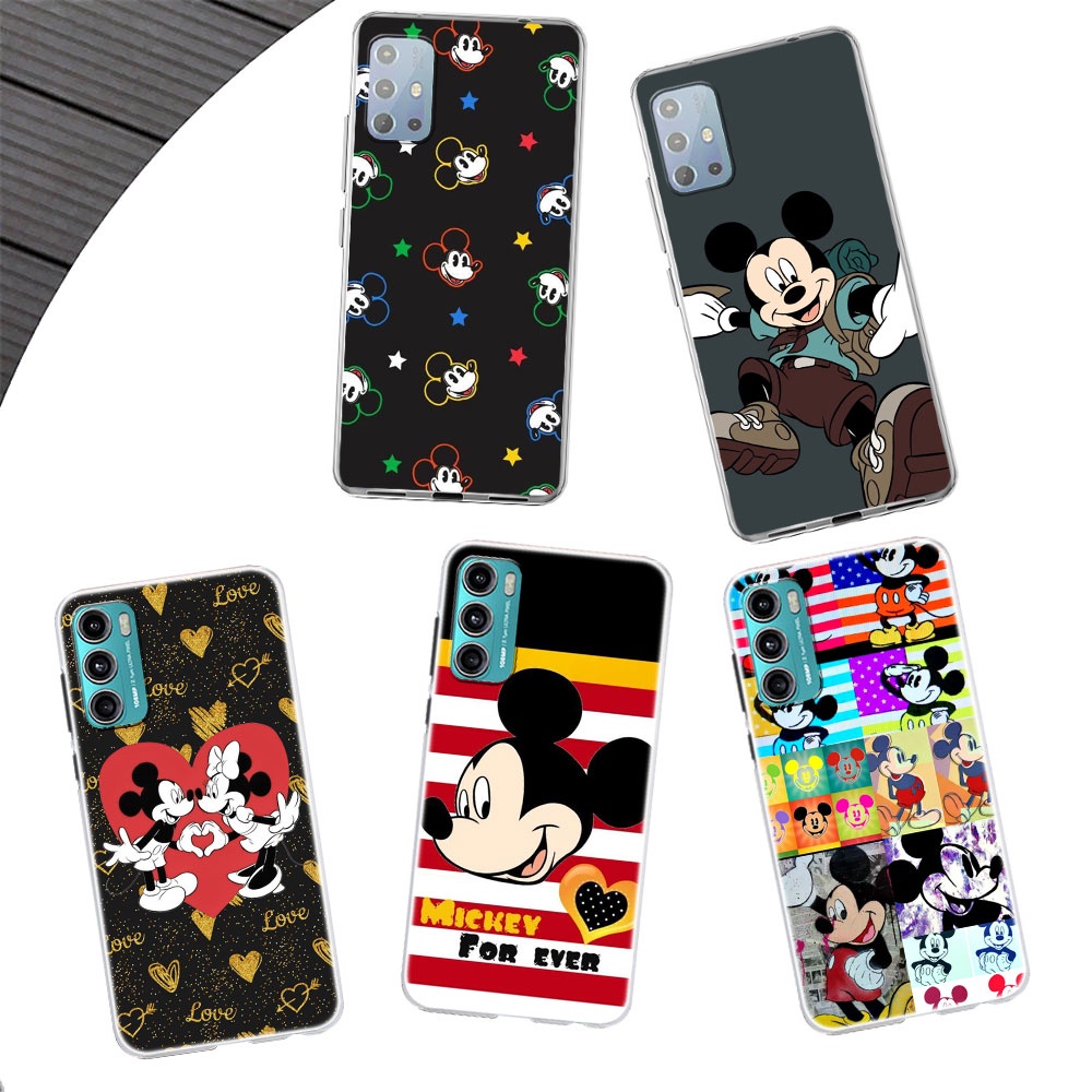 Ốp Điện Thoại Silicon Mềm Hình Chuột Mickey Minnie Cho LG V40 G8 X X4 G3 G3S G8 G9 D690 V60 ThinQ OI57